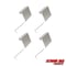 Extreme Max Extreme Max 3005.4113.4 Aluminum Slider Base Crestliner SureMount Gunnel System (2161445)-Pack of 4 3005.4113.4 - alternate 1